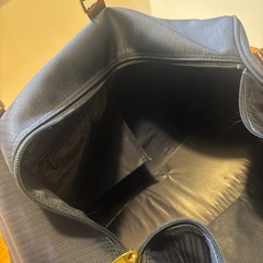 ネイビー　ボストンバッグの画像