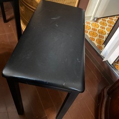 Casio 電子ピアノ用ベンチ椅子汚れ有り(澄川にある)の画像