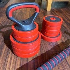 ダンベル　ケトルベル　バーベルの画像