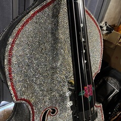 コントラバス　　ピックアップ付きの画像