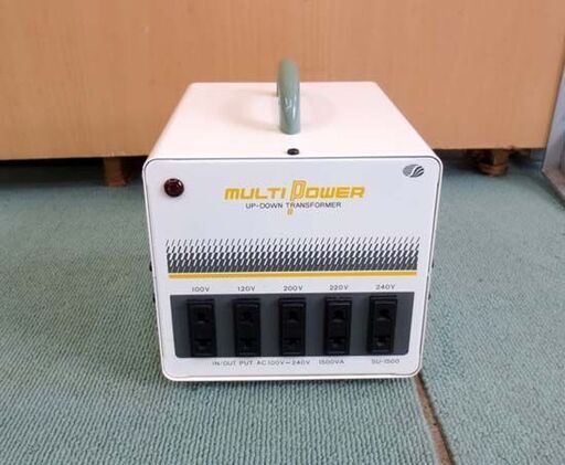 ジャンク品 SWALLOW ELECTRIC スワロー電機 マルチ変圧器 ダウントランス SU-550 SU-1000 SU-1500 屋内用 札幌 北20条店