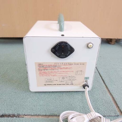 ジャンク品 SWALLOW ELECTRIC スワロー電機 マルチ変圧器 ダウントランス SU-550 SU-1000 SU-1500 屋内用 札幌 北20条店