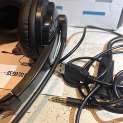 ステレオ 3.5mm USBヘッドセット ゲーム  などにの画像