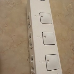 【美品】Panasonic  電源タップ延長コード 3mの画像