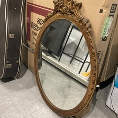 【ジモティー割】おしゃれなアンティーク 壁掛けミラー（ID1894）
