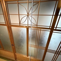 古民家　和風　アンティーク　組子入りガラス戸　４枚セットの画像