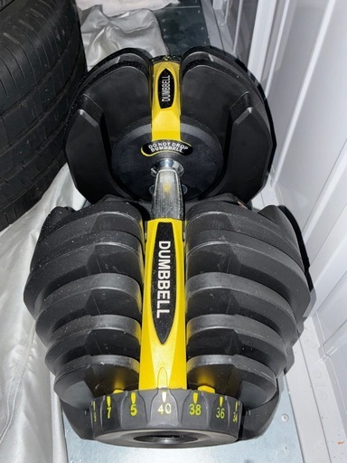 【購入者決まりました】可変式ダンベル（5kg〜40kgまで変動可)