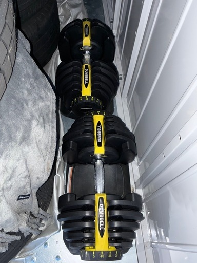 【購入者決まりました】可変式ダンベル（5kg〜40kgまで変動可)