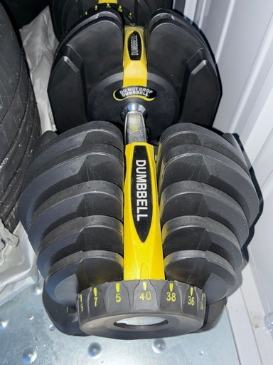 【購入者決まりました】可変式ダンベル（5kg〜40kgまで変動可)