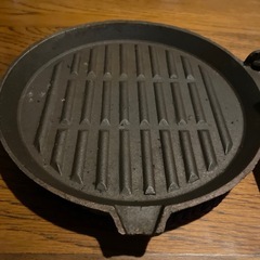 鋳物のクッキングプレートの画像