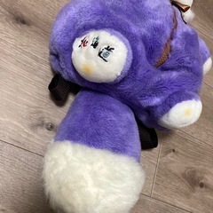 ☆キタキツネ ぬいぐるみリュック 紫 パープル の画像