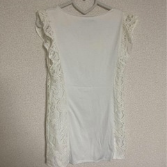 デュラス DURAS ミニワンピース ホワイトの画像