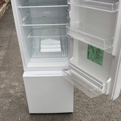 2ドア冷凍冷蔵庫 ホワイト／年式2023 美品 の画像