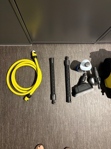 【美品】ケルヒャーK3サイレントプラス＋1万円相当の交換用高圧ホース＋水道ホース（50Hz・東日本専用）