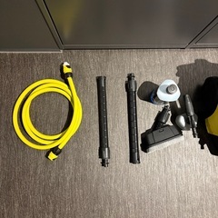 【美品】ケルヒャーK3サイレントプラス＋1万円相当の交換用高圧ホース＋水道ホース（50Hz・東日本専用）の画像