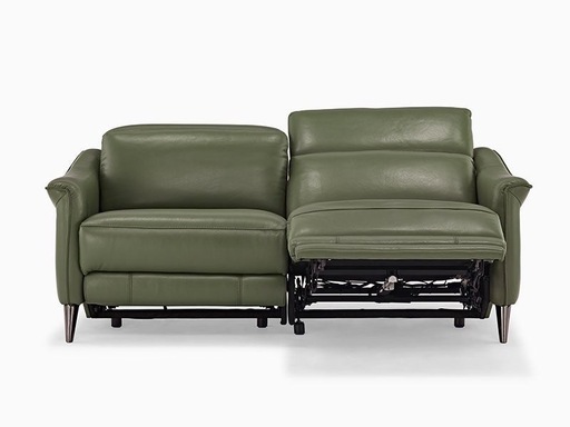 【美品】大塚家具　本革電動ソファ