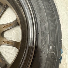 スペーシア夏タイヤ(ENASAVE25年製,未使用)＋純正ホイール(13年製)の画像