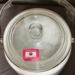  ■ハニーウェア　深鍋　取手付き　蓋付きの画像