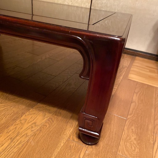 黒檀の座卓
