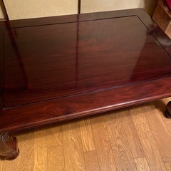 黒檀の座卓
の画像