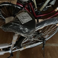 未使用 未登録 自転車 ベルファースト 26インチ 6段変速 シルバー ②の画像