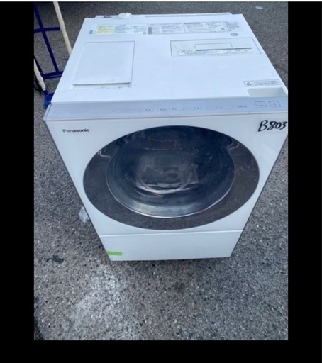 NO B803?福岡市内配送設置無料✨?NA-VG1300Lドラム式洗濯乾燥機 Cuble（キューブル） シルバーステンレス [洗濯1