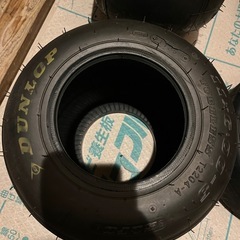 レーシングカート タイヤDUNLOP SLFD 4本の画像