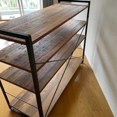 a.depeche アデペシュ4段 棚シェルフ・ヴィンテージ風　インダストリアルの画像