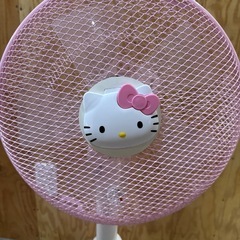 扇風機 キティちゃん 2020年製 動作確認済みの画像