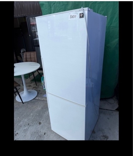 NO B800?福岡市内配送設置無料✨?SJ-PD27C-W 冷蔵庫 ホワイト系 