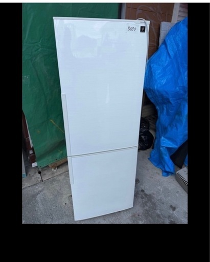 NO B800?福岡市内配送設置無料✨?SJ-PD27C-W 冷蔵庫 ホワイト系 [271L /2ドア /右開きタイプ]