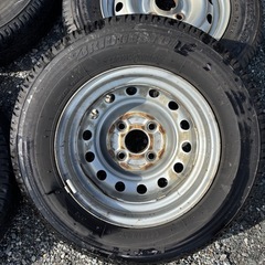 鉄ホイールタイヤ4本セットの画像