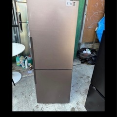 NO B798🌈福岡市内配送設置無料✨🌈SJ-PD27C-T 冷蔵庫 ブラウン系 [271L /2ドア /右開きタイプ]の画像