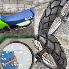 神戸市西区★KMX125 2スト★レストアベースの画像
