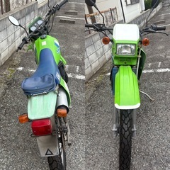 神戸市西区★KMX125 2スト★レストアベースの画像