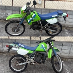 神戸市西区★KMX125 2スト★レストアベースの画像