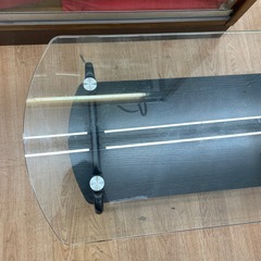 ☆ドリーム荒牧店☆ジモティー割引有☆【クリーニング済み】ニトリ/Nシスコ/ガラスセンターテーブル/現状販売の画像