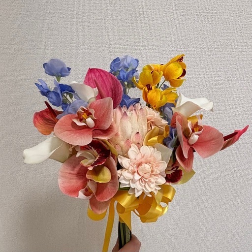 3点セット　ブーケ　ブートニア　花束
