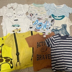 80   ベビー服　夏物　17枚　まとめ売りの画像