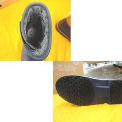 未使用品 メンズ DiP 防寒ショートレインブーツ かるぽか Lサイズ 暖かボアライナー 完全防水 ネイビー 長靴 ブーツ 札幌 西岡店の画像