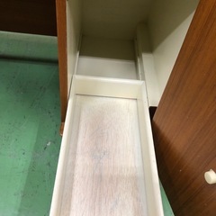 【ドリーム川西店御来店限定】☆ジモティー見たよ♪割引☆  3面鏡ドレッサー  クリーニング済み 【2125560000053254】の画像