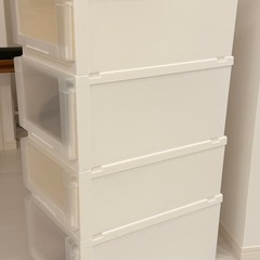 ニトリ収納ケース(奥行き55cm）＊4つの画像
