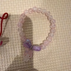 新品未使用　サンリオ　ヘアゴムとブレスレットの画像