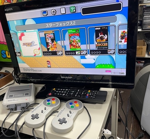 ニンテンドークラシックミニとテレビセット