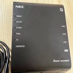 NEC PA-WG1200HS3 wifiホームルーター無線LANルーターの画像