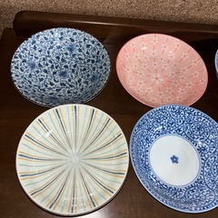 陶器直径約１５㎝６枚セット（出品３／１中）の画像