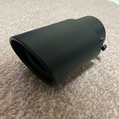 マフラーカッター マッドブラック 内径63mm×長さ140mmの画像