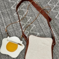 食パン 目玉焼き ショルダーバッグ  の画像