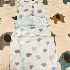 おくるみ　くまさんバスタオルの画像