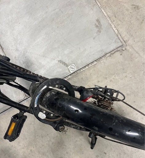 折り畳み自転車　カゴ付き